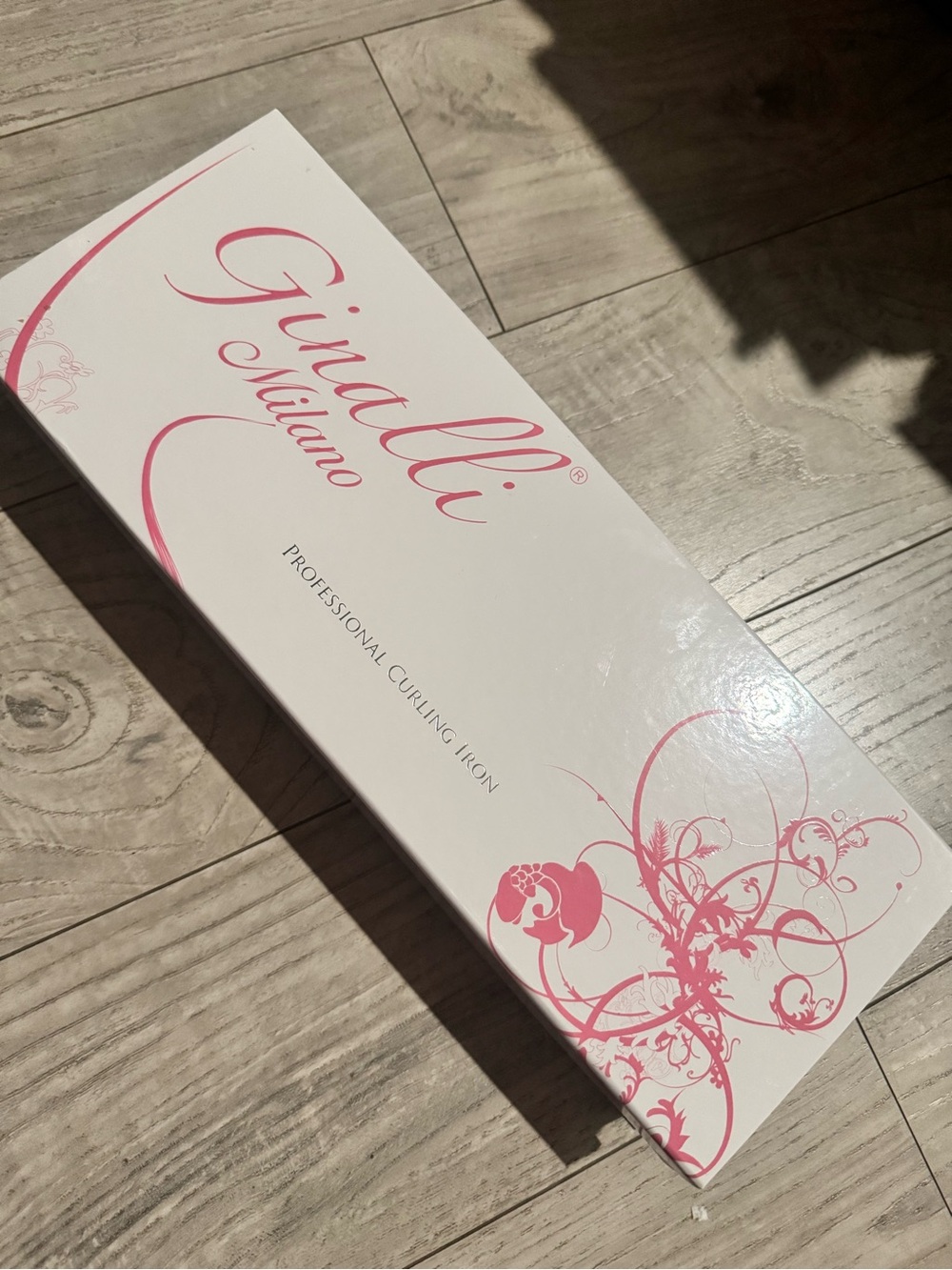 Ginalli Milano Professional Curling Wand - Pink & White